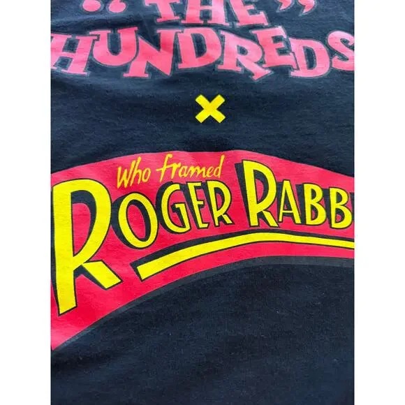 The Hundreds x Who Framed Roger Rabbit Collab Tee Jessica Rabbit Embroidered S - Picture 9 of 10